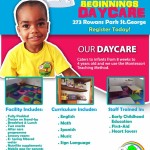 Gentle Beginnings Daycare flyer